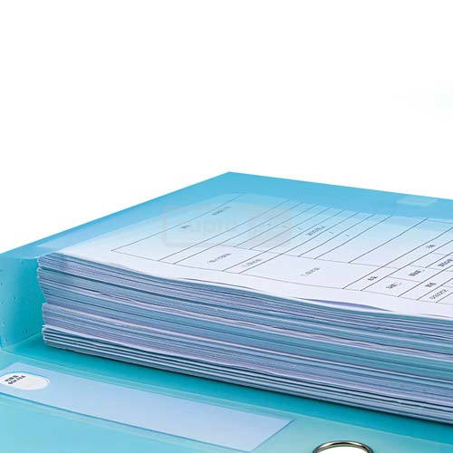 DELI A4 Plastic Box File for 550-sheets 55mm No.63211